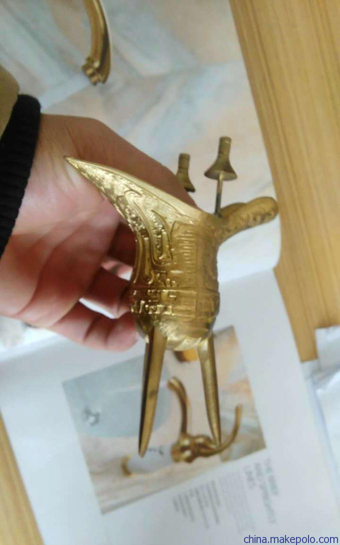 铜制工艺品摆件 古代酒杯 黄铜摆件礼品 黄铜工艺品摆件来图加工